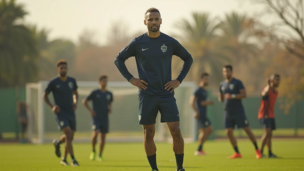 Soccer training session showing athletes performing passing drills in organized formation